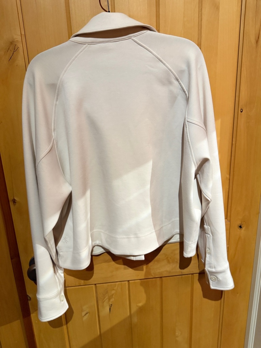 Athleta “Allure” Classic Women's White Button-Front Jacket - Picture 4 of 10